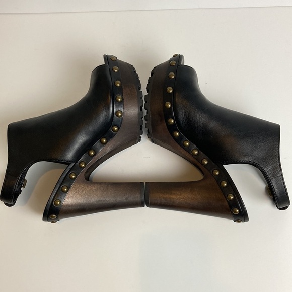 ALICE + OLIVIA 'Sharon' Leather Platform Clogs Size EU 36 (US 6) - Picture 14 of 16